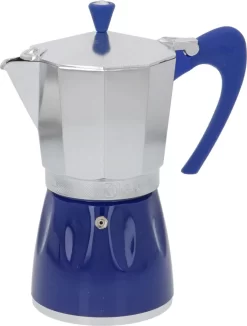G.A.T. Moka Delizia 9-Cup Moka Pot - Blue