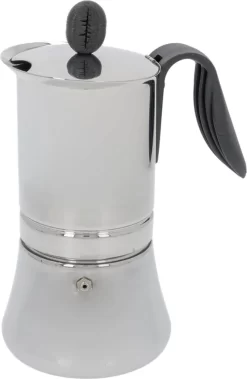 G.A.T. Moka Lady 10-Cup Stainless Steel Moka Pot