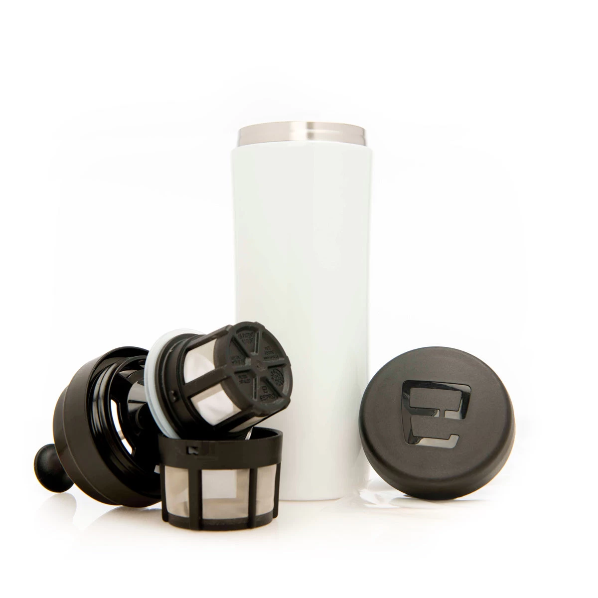 Espro P1 Travel Press For Coffee - White - Image 3