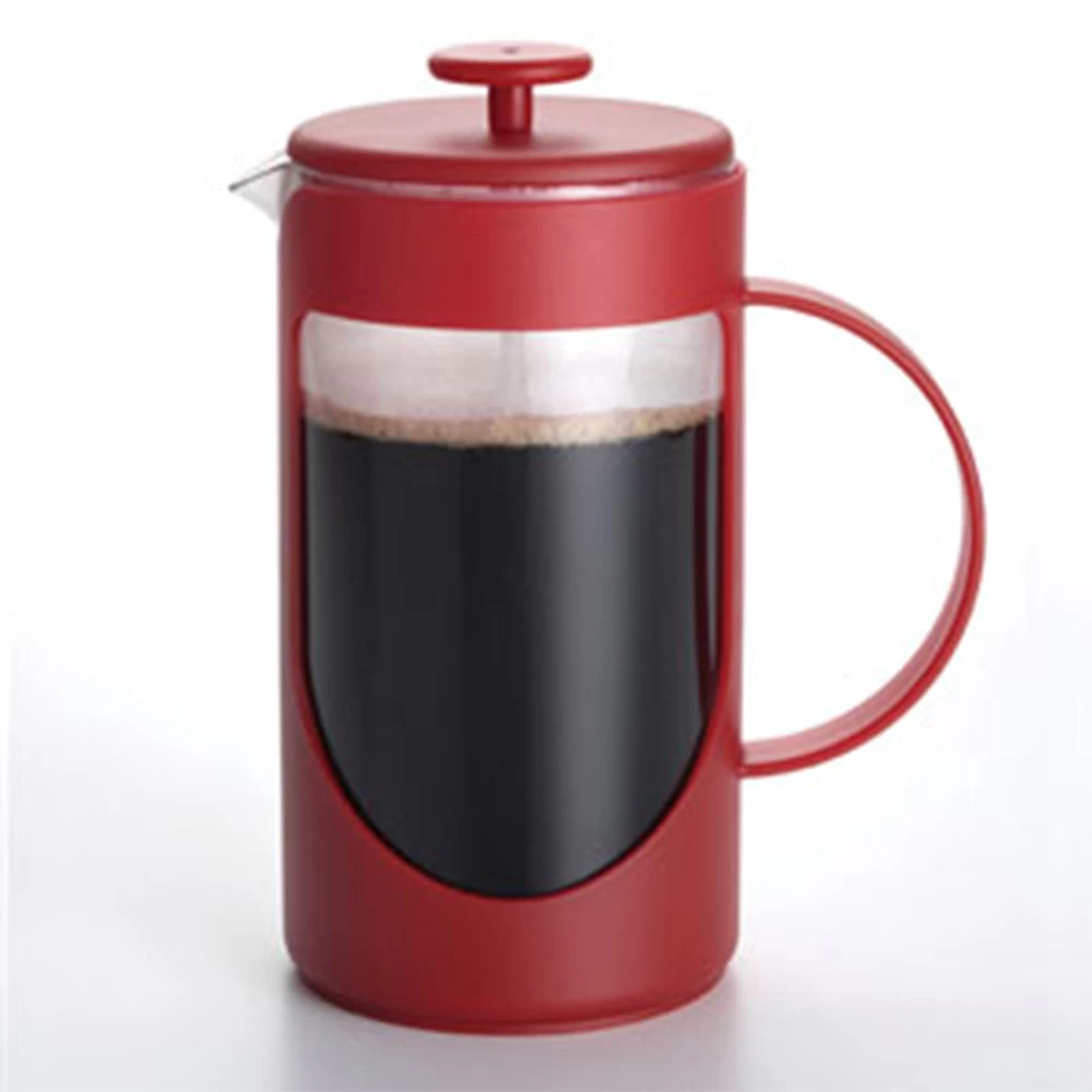 Bonjour Ami-MatinT 3 Cup Unbreakable French Press In Red