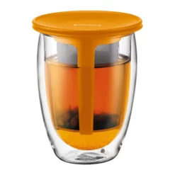 Bodum 12oz Tea For One With Strainer In Orange