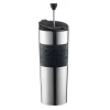 Bodum 15oz Traveling French Press Coffee Maker In Black