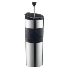 Bodum 15oz Traveling French Press Coffee Maker In Black