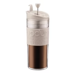 Bodum Travel Coffee Press In White
