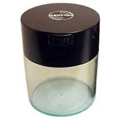 Coffeevac CFVB 1/2lb Clear Storage Container With Black Top