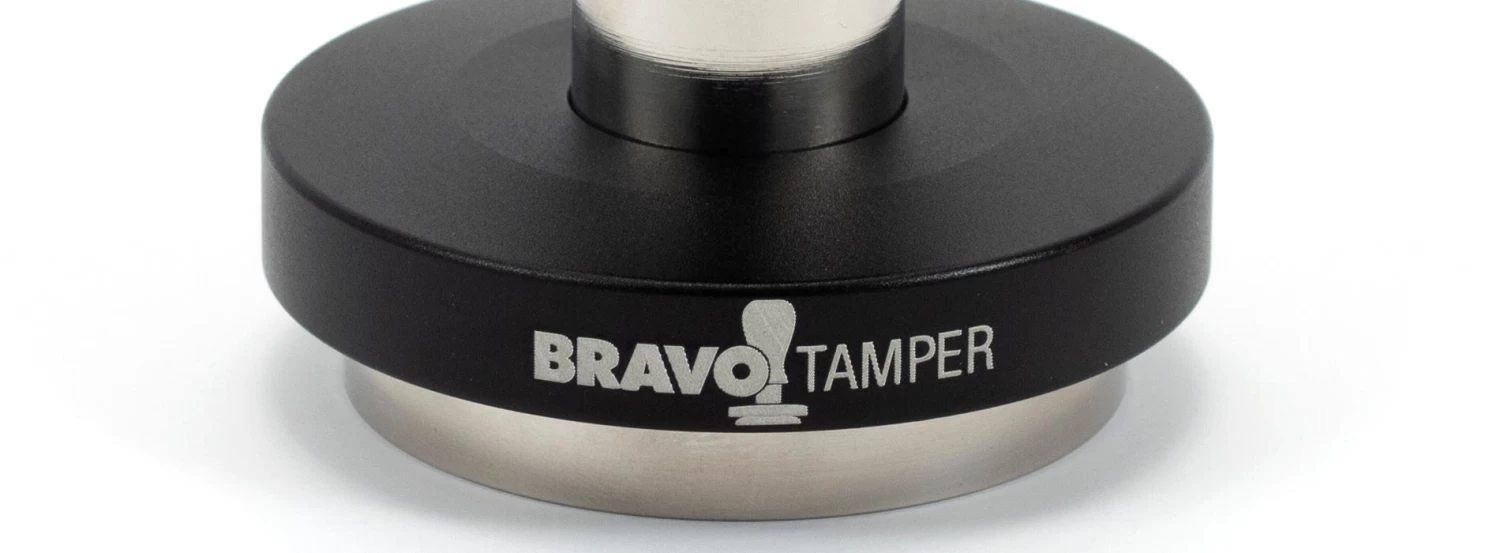 Bravo 58.5 Mm Espresso Tamper Aluminum Handle - Matte Black - Image 6
