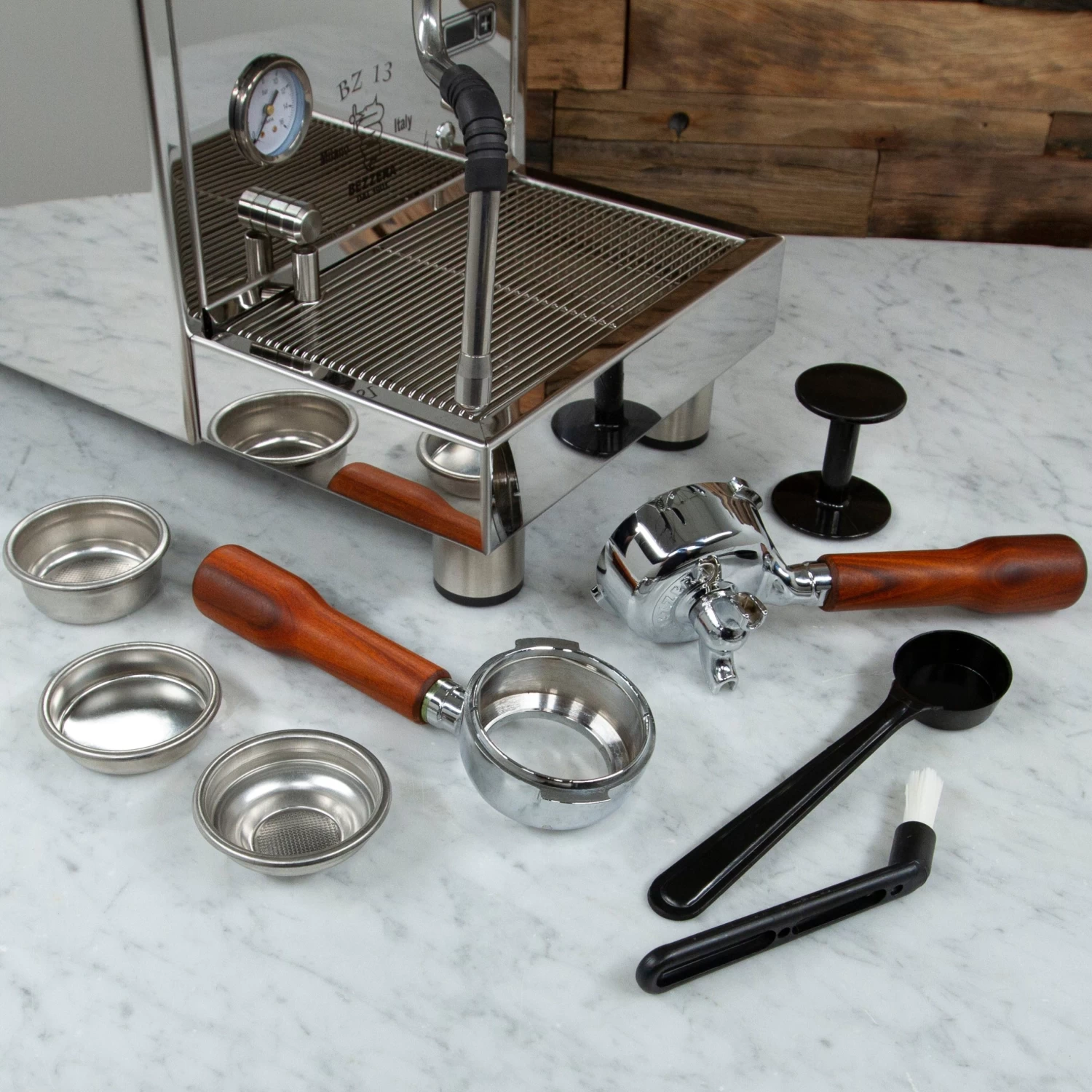 Bezzera BZ13 DE Bianco Espresso Machine - Rosewood - Special Edition - Image 9