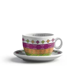 Carraro Caffe Del Villaggio Cup And Saucer - Latte