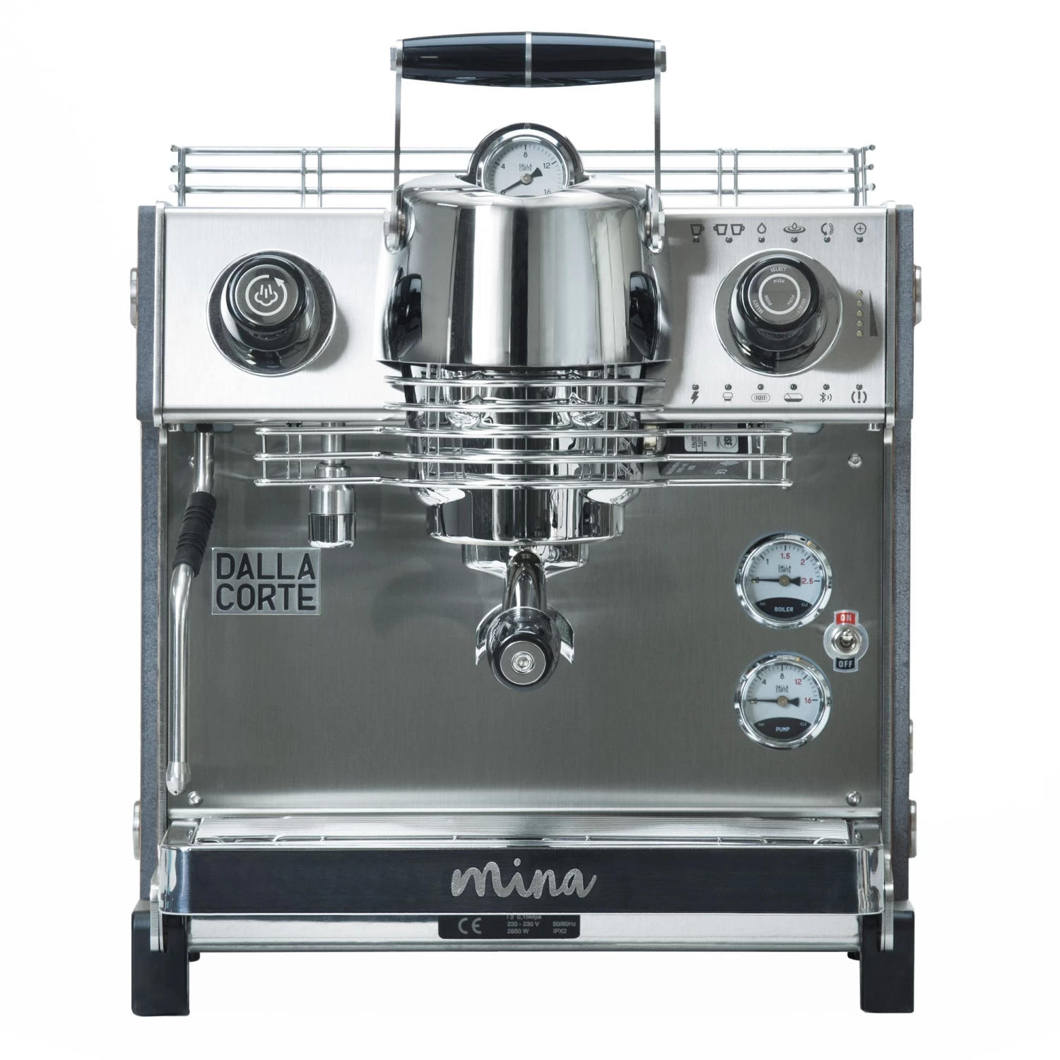Dalla Corte Mina Espresso Machine (220v) - Country Blue - Image 2