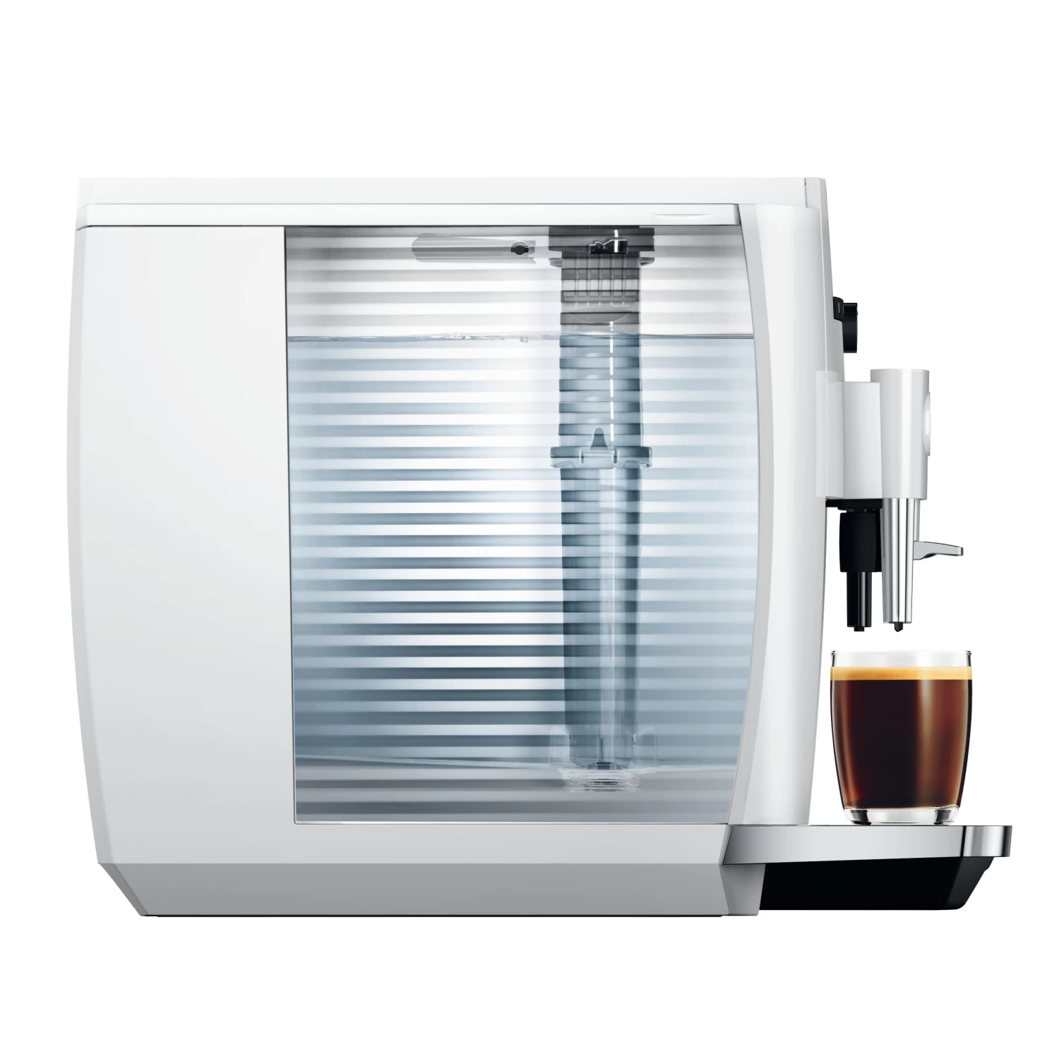 JURA E4 Automatic Espresso Machine In Piano White - Image 7