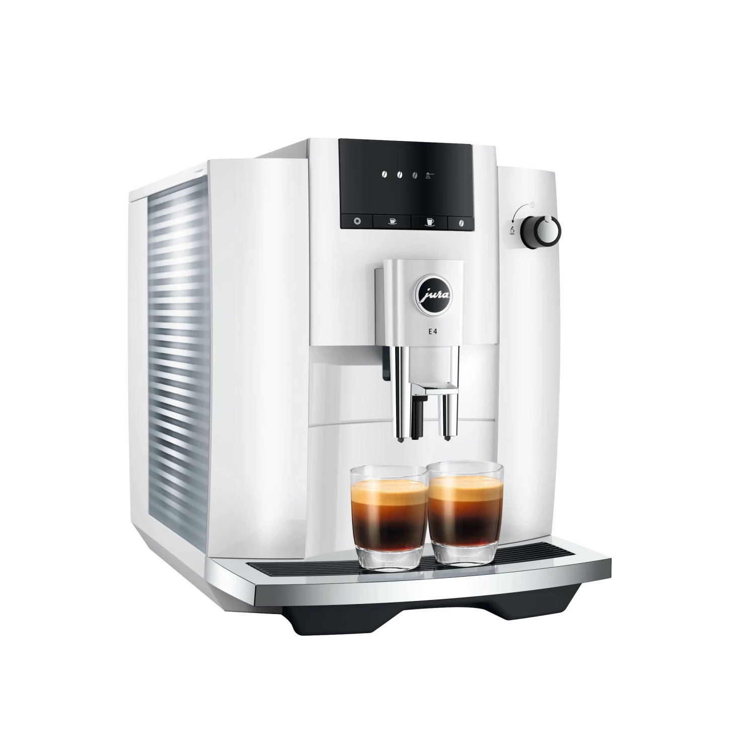 JURA E4 Automatic Espresso Machine In Piano White - Image 3