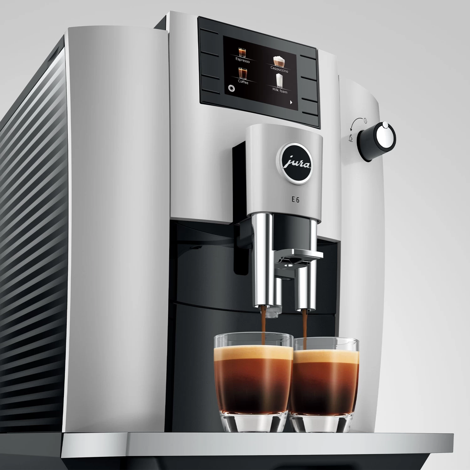 JURA E6 Automatic Espresso Machine In Platinum (NAA) - Image 5