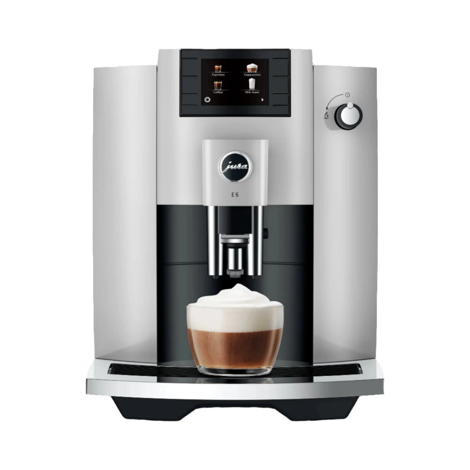 JURA E6 Automatic Espresso Machine In Platinum (NAA)