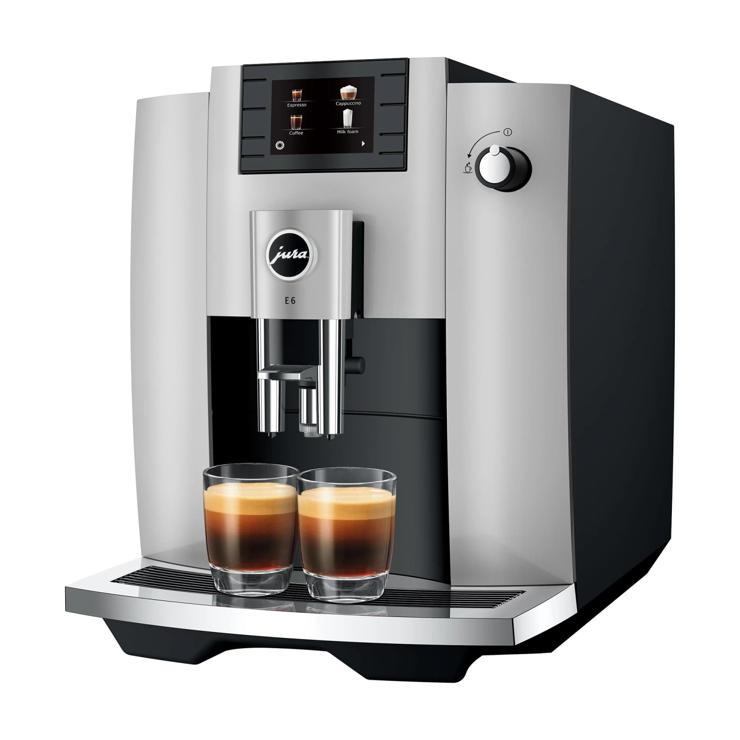 JURA E6 Automatic Espresso Machine In Platinum (NAA) - Image 2