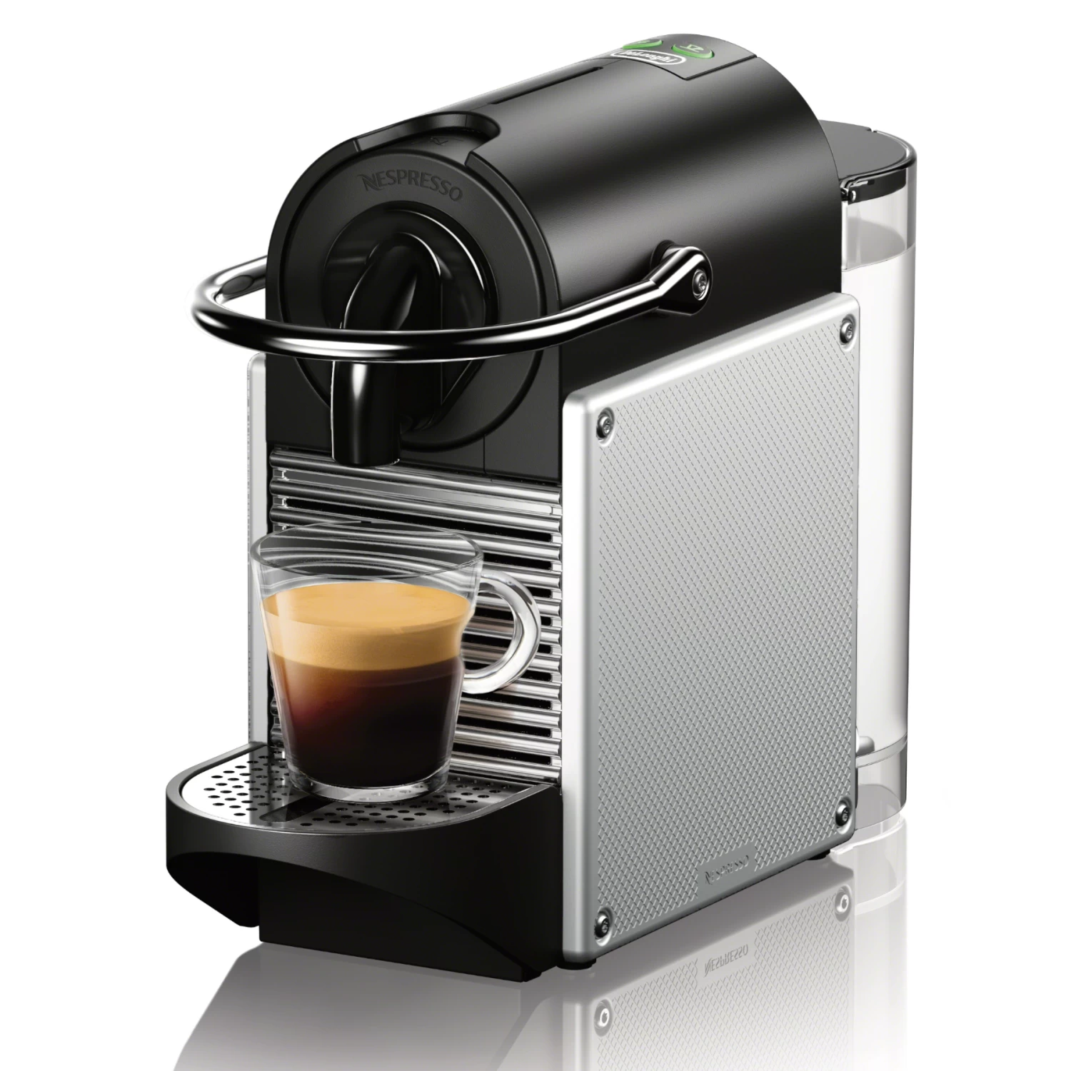 Nespresso Pixie Espresso Machine By DeLonghi With Aeroccino - Aluminum - Image 2