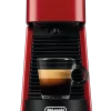 Nespresso Essenza Plus Espresso Machine By DeLonghi - Red
