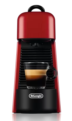Nespresso Essenza Plus Espresso Machine By DeLonghi - Red