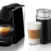 Nespresso Essenza Mini Espresso Machine By DeLonghi With Aeroccino - Black