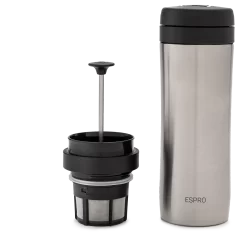 Espro P1 Travel Press For Coffee - Stainless Steel