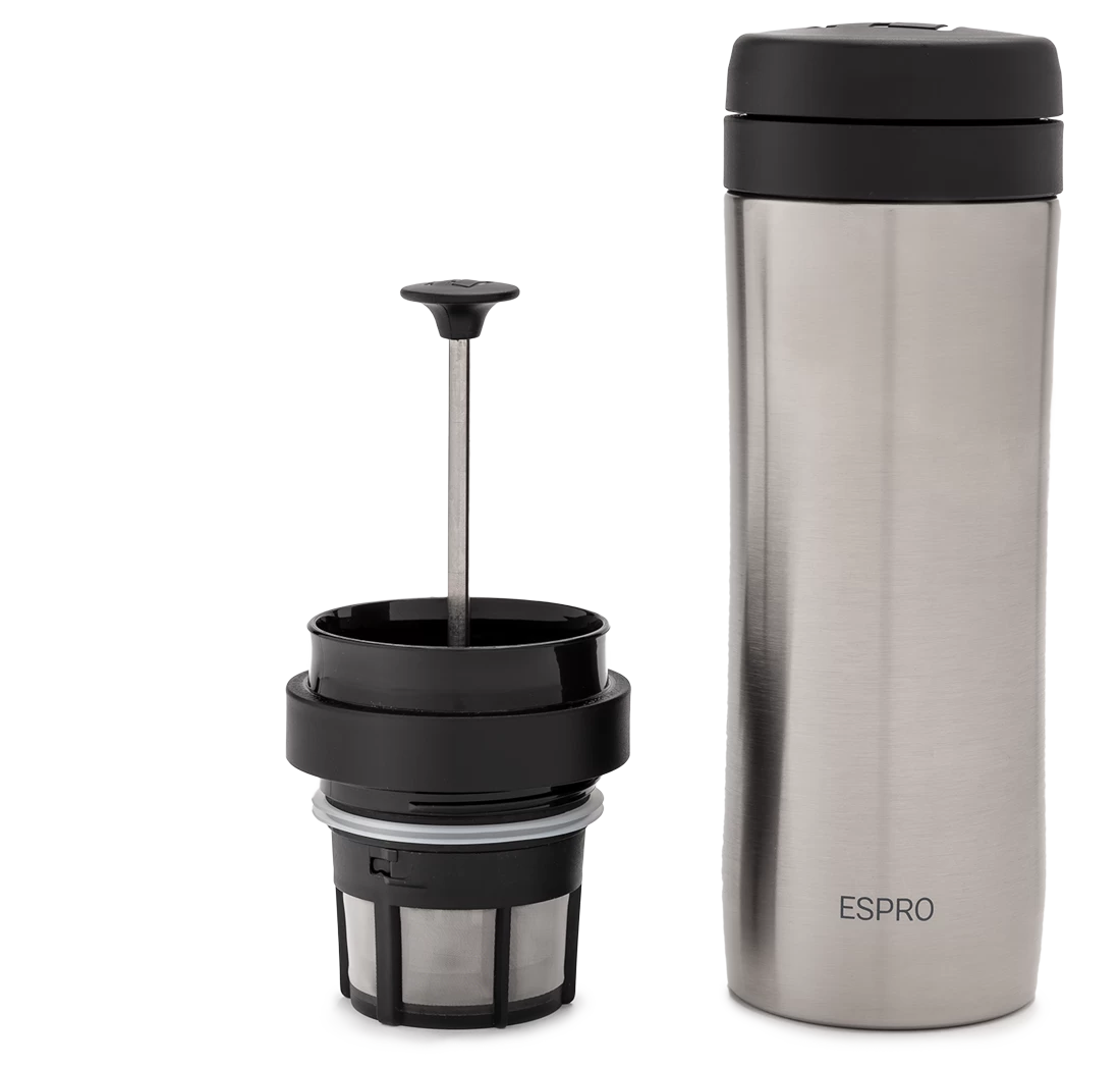 Espro P1 Travel Press For Coffee - Stainless Steel