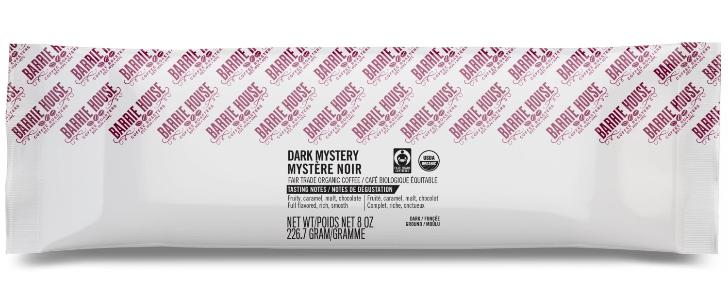 Barrie House Dark Mystery Fair Trade Organic Ground Coffee - 8oz