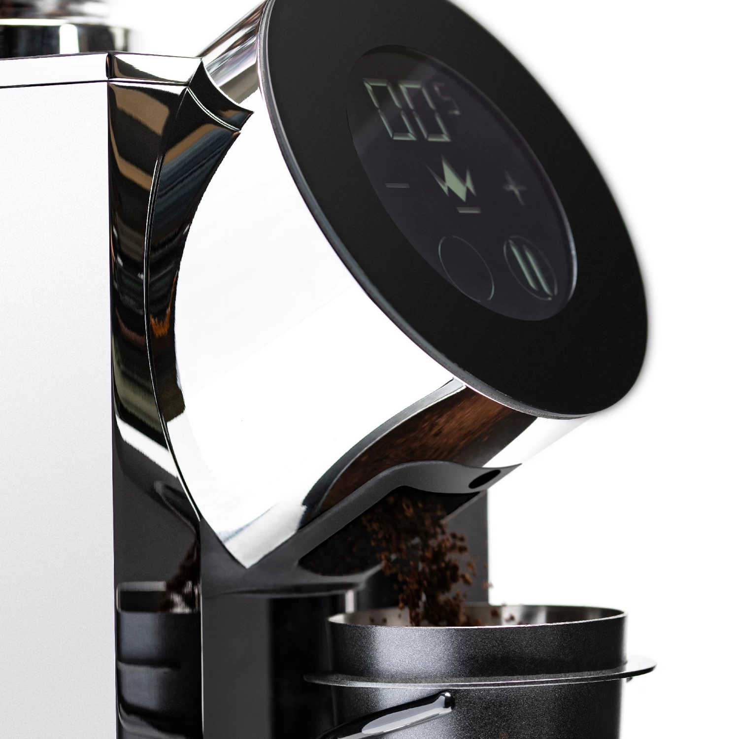 LX Edison 65 SD Espresso Grinder - Chrome - Image 4