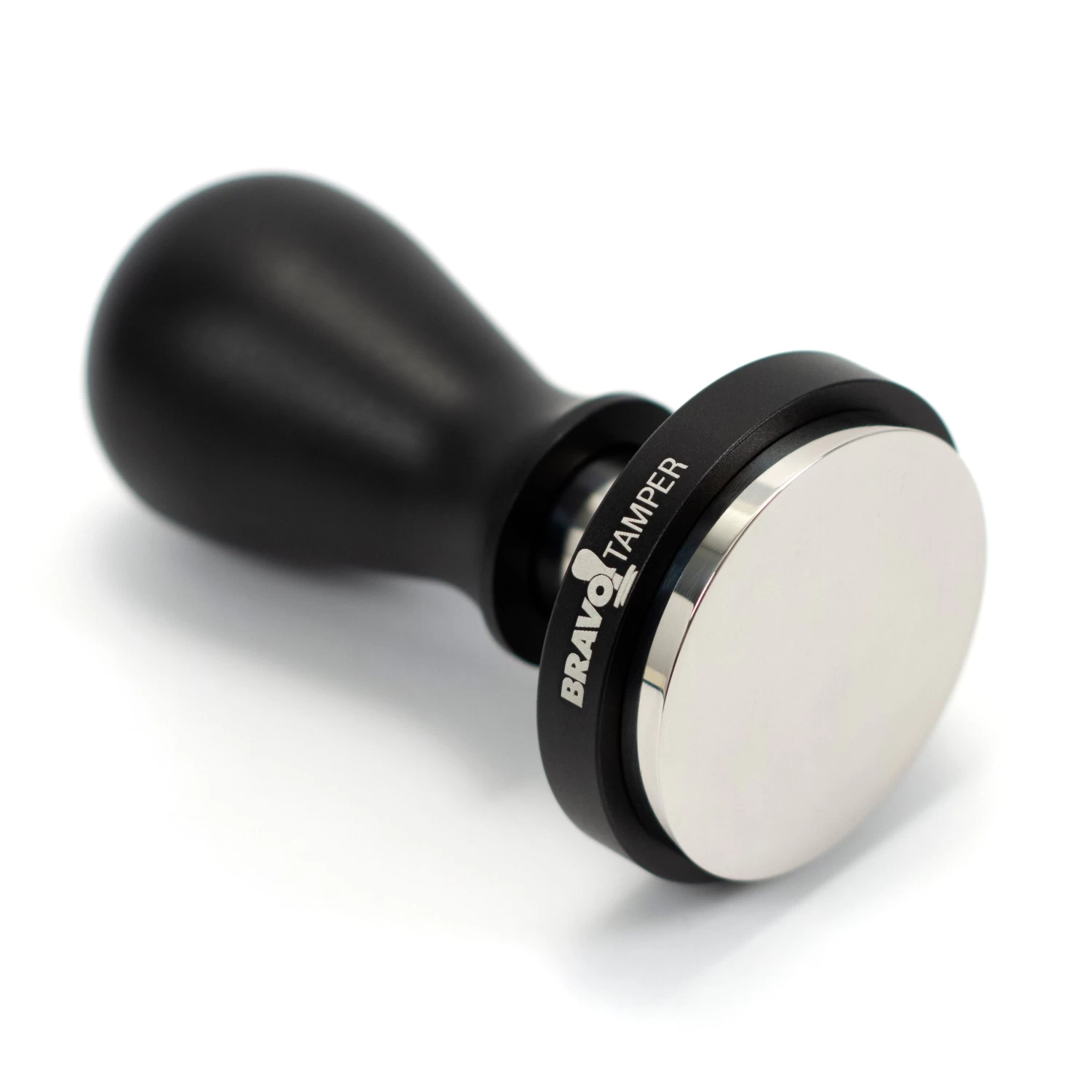 Bravo 58.5 Mm Espresso Tamper Aluminum Handle - Matte Black - Image 3