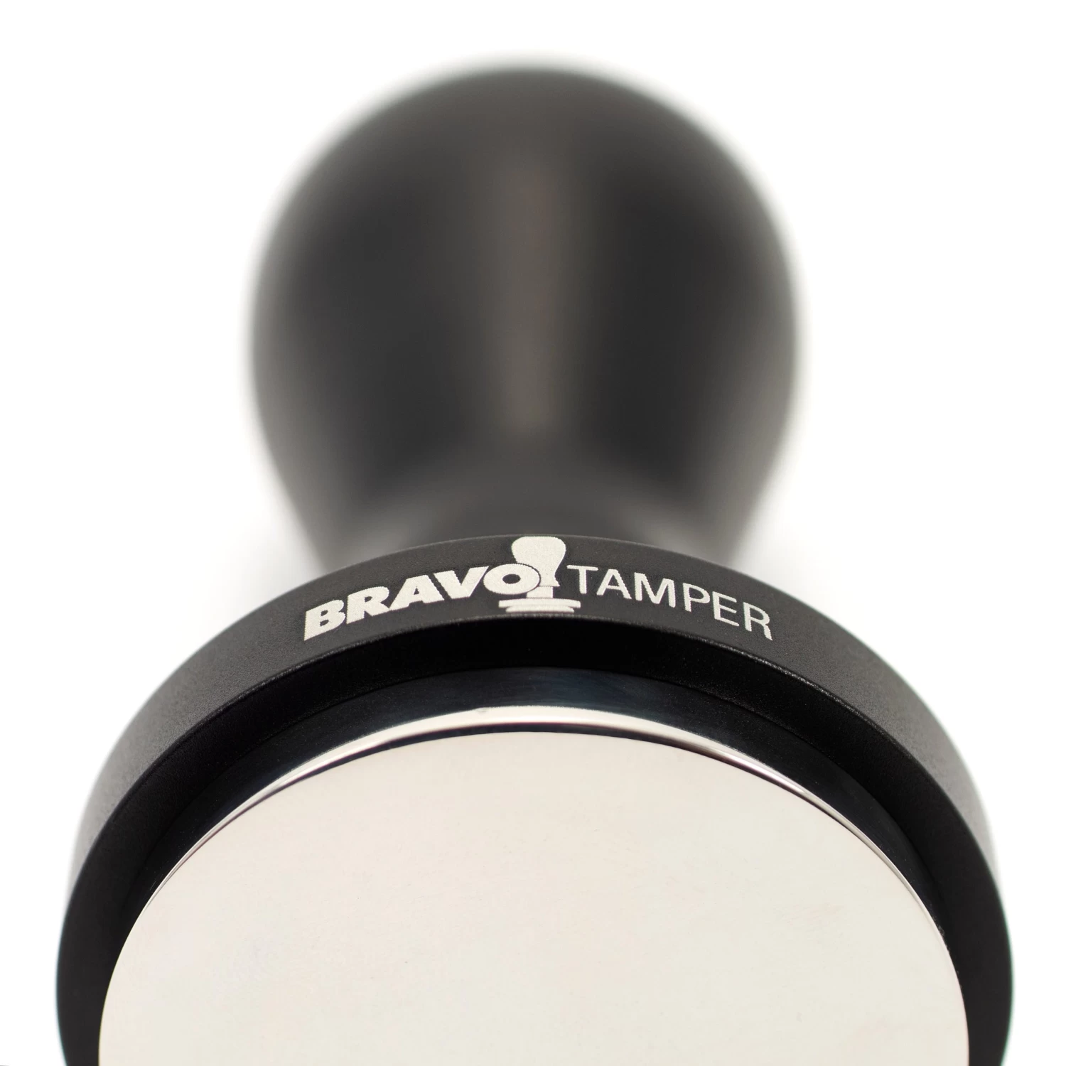 Bravo 58.5 Mm Espresso Tamper Aluminum Handle - Matte Black - Image 4