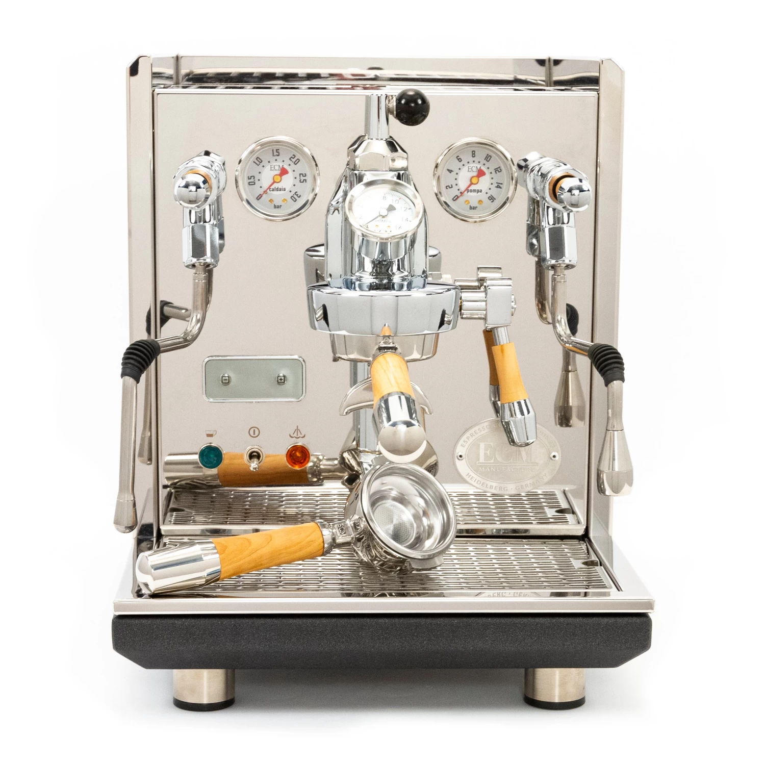 ECM Synchronika Espresso Machine With Flow Control - Olive Wood - Image 2