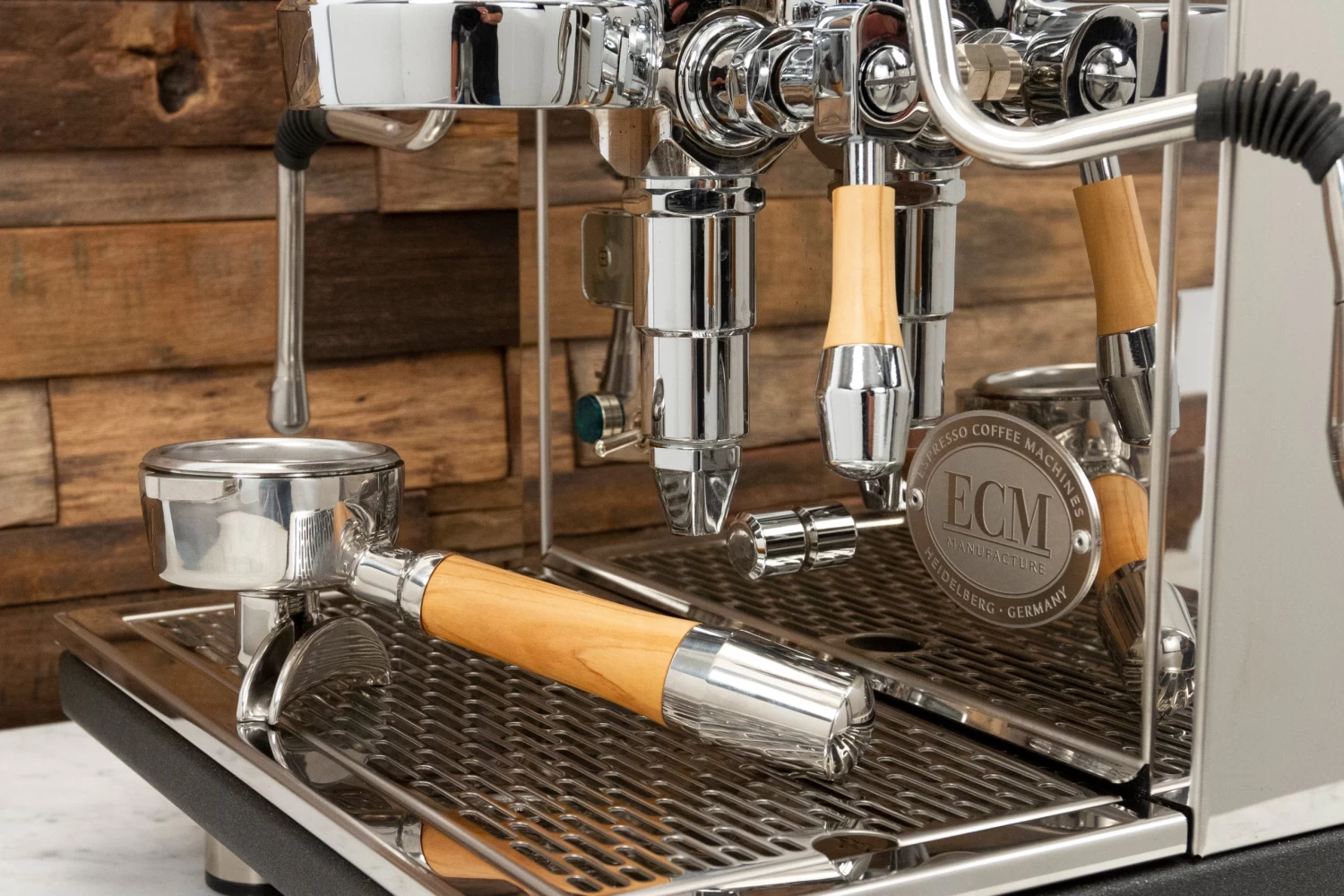 ECM Synchronika Espresso Machine - Olive Wood - Image 8