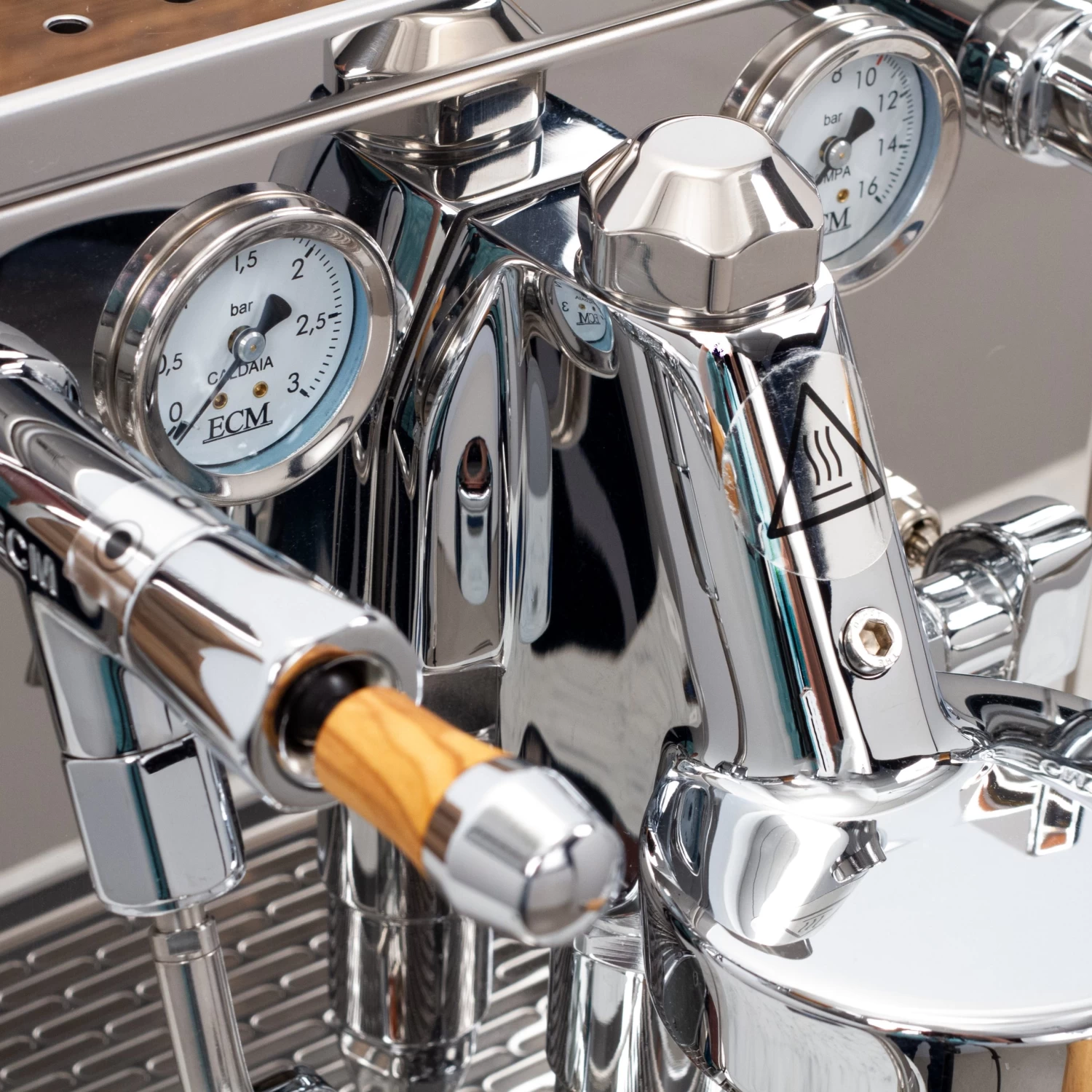 ECM Technika V Profi PID Espresso Machine - Olive Wood - Image 6