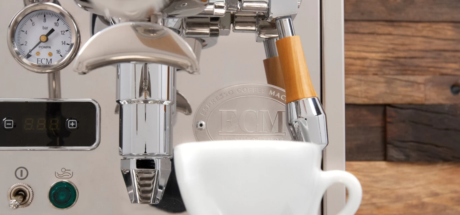 ECM Classika PID Espresso Machine With Flow Control - Olive Wood - Image 11