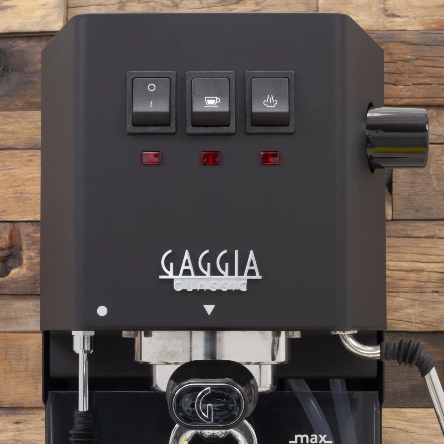 Gaggia Classic Evo Pro Espresso Machine In Thunder Black With Tiger Maple - Image 6