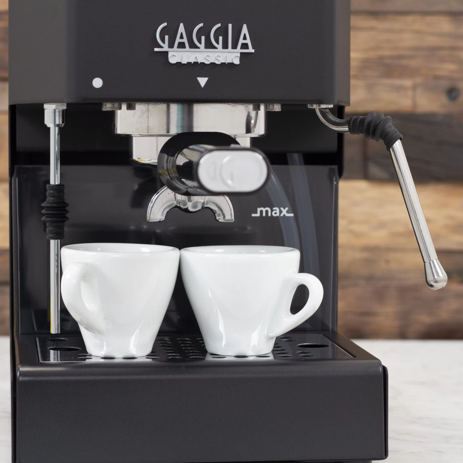 Gaggia Classic Evo Pro Espresso Machine In Thunder Black With Tiger Maple - Image 4