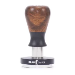 Bravo Espresso Tamper Dark Wood Handle 58.5 Mm