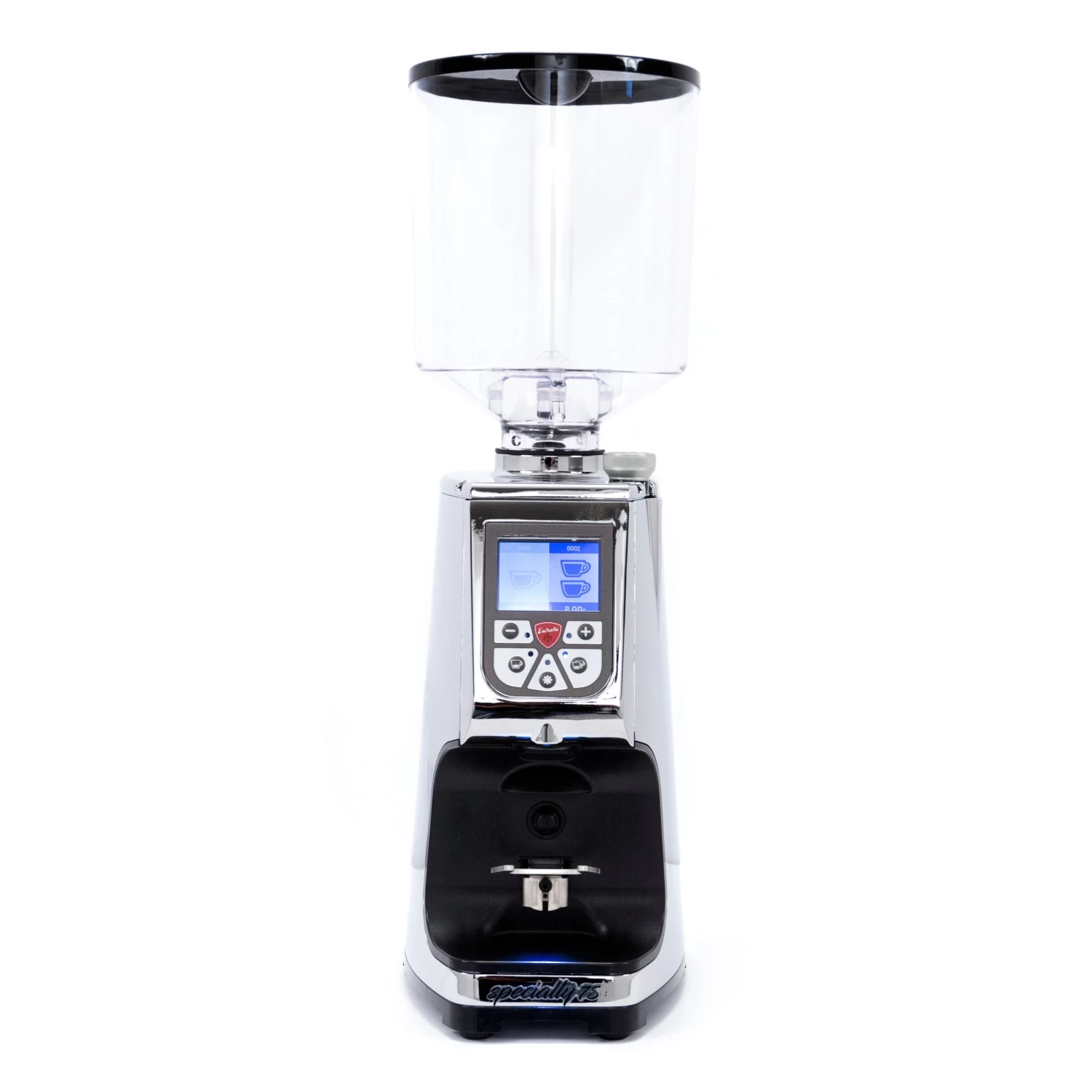 Eureka Atom Specialty 75 Espresso Grinder In Chrome - Image 2