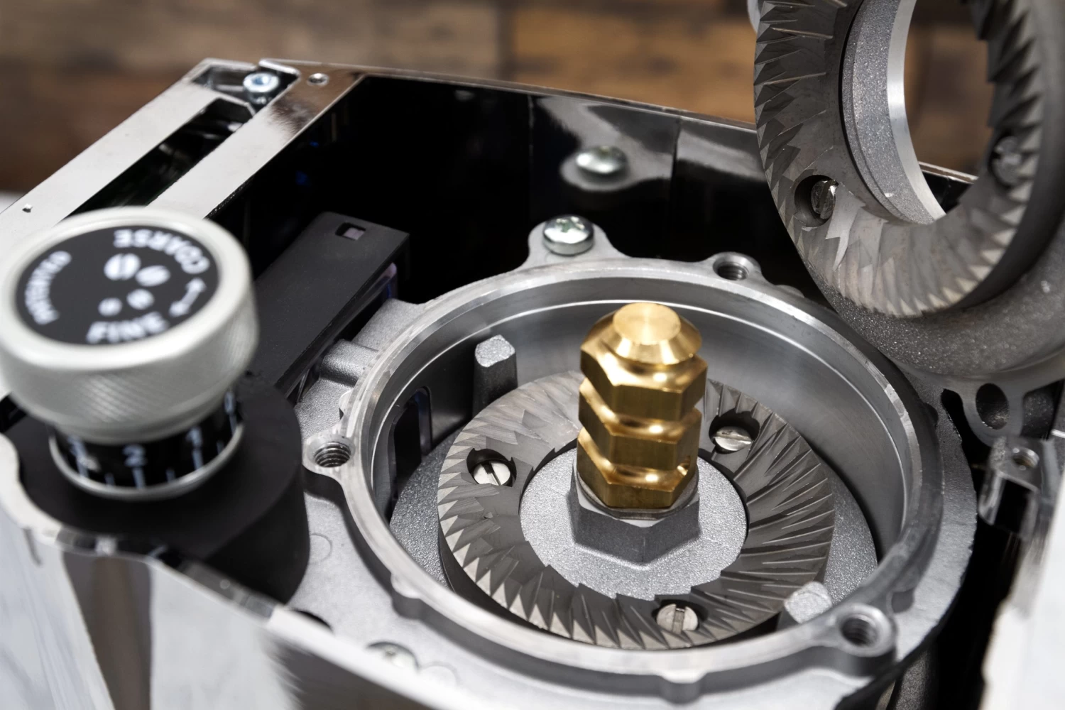 Eureka Atom Specialty 65 In Espresso Grinder Chrome - Image 11