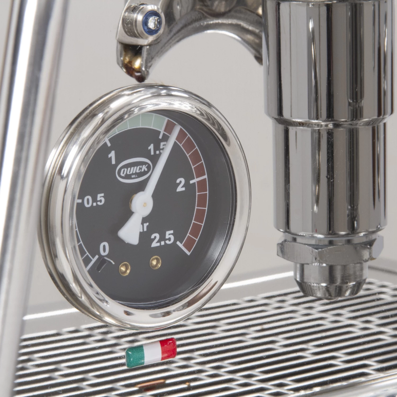 Quick Mill Arnos Espresso Machine With Flow Control - Walnut Accents - Image 6