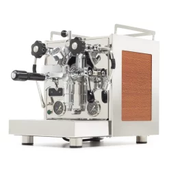 Profitec Pro 600 Dual Boiler Espresso Machine With Flow Control - Lacewood Quarter Cut