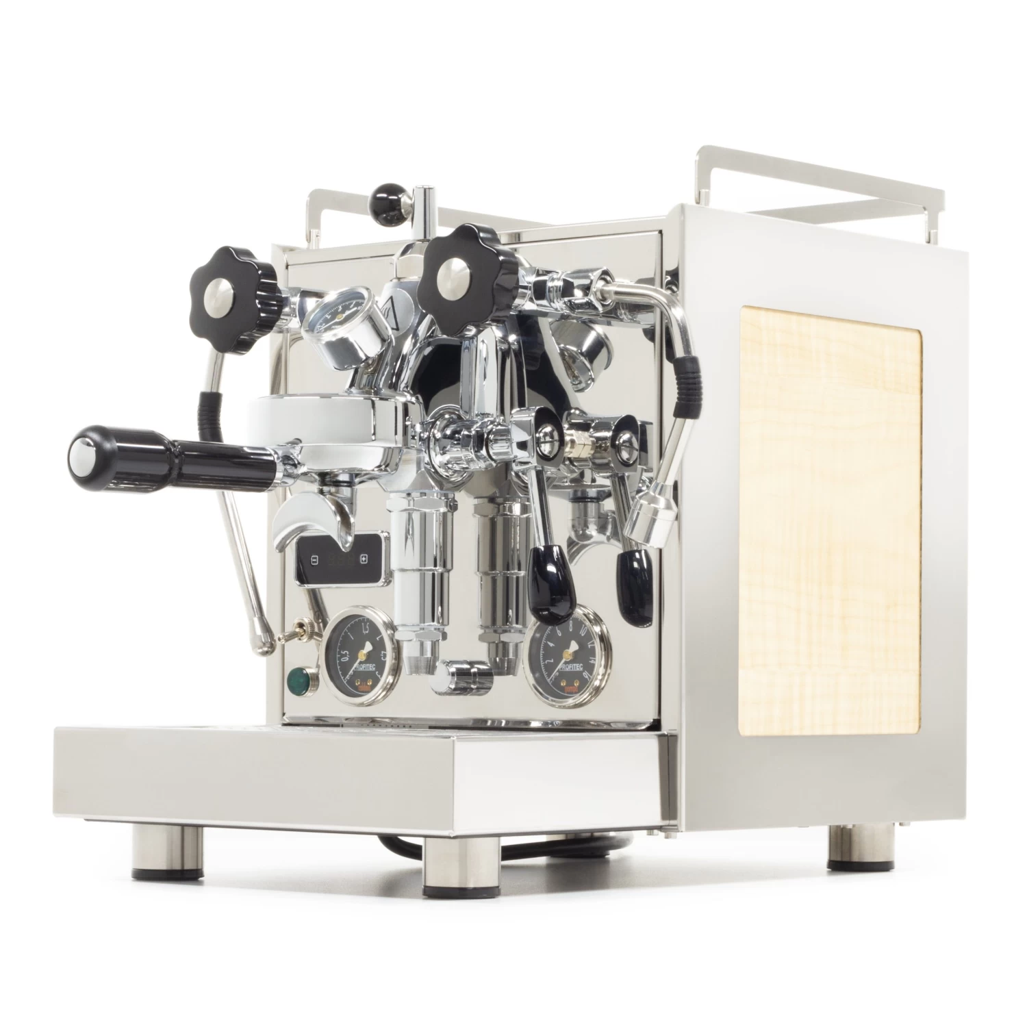 Profitec Pro 600 Dual Boiler Espresso Machine With Flow Control - Maple Curly Figured