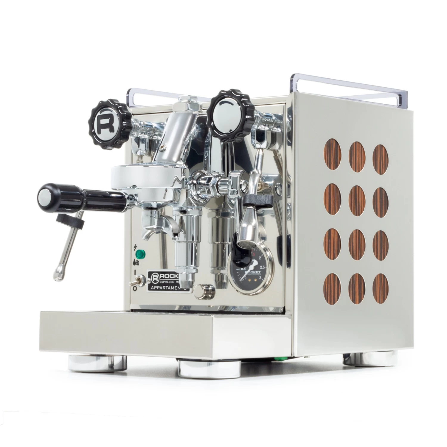 Rocket Espresso Appartamento Espresso Machine - Ebony Macassar