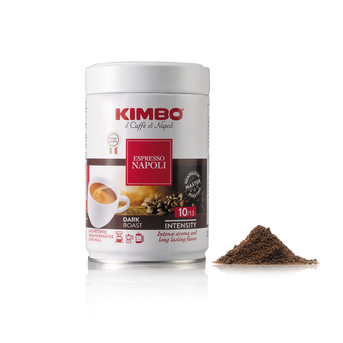 Kimbo Il Caffe Di Napoli Espresso Napoli Ground 250g - Tin - Image 3