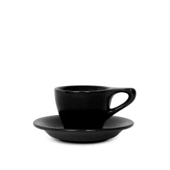NotNeutral Espresso Cup And Saucer - Matte Black