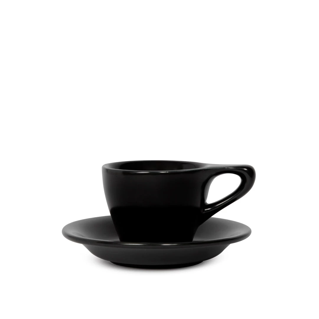 NotNeutral Espresso Cup And Saucer - Matte Black