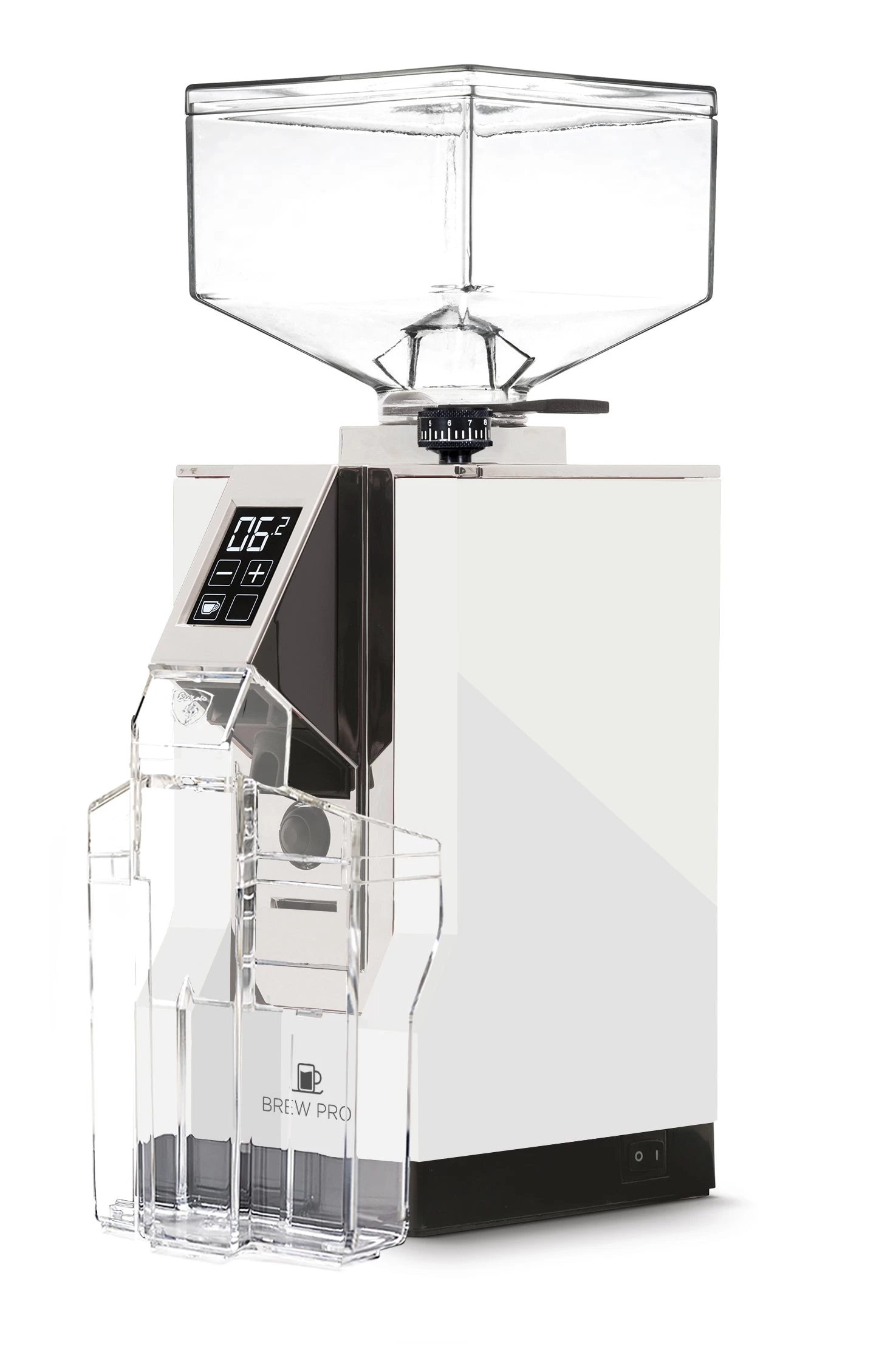 Eureka Mignon Brew Pro Coffee Grinder In White