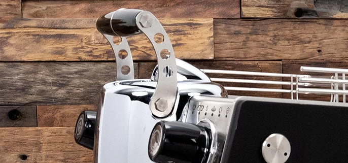 Dalla Corte Mina Espresso Machine (220v) - Country Blue - Image 5