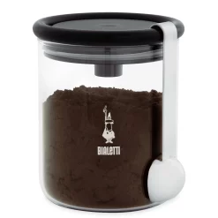 Bialetti Glass Storage Jar With Moka Top