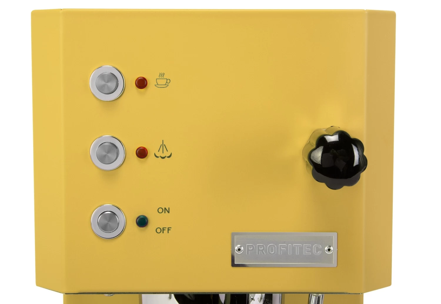 Profitec GO Espresso Machine - Yellow With Walnut - Image 4