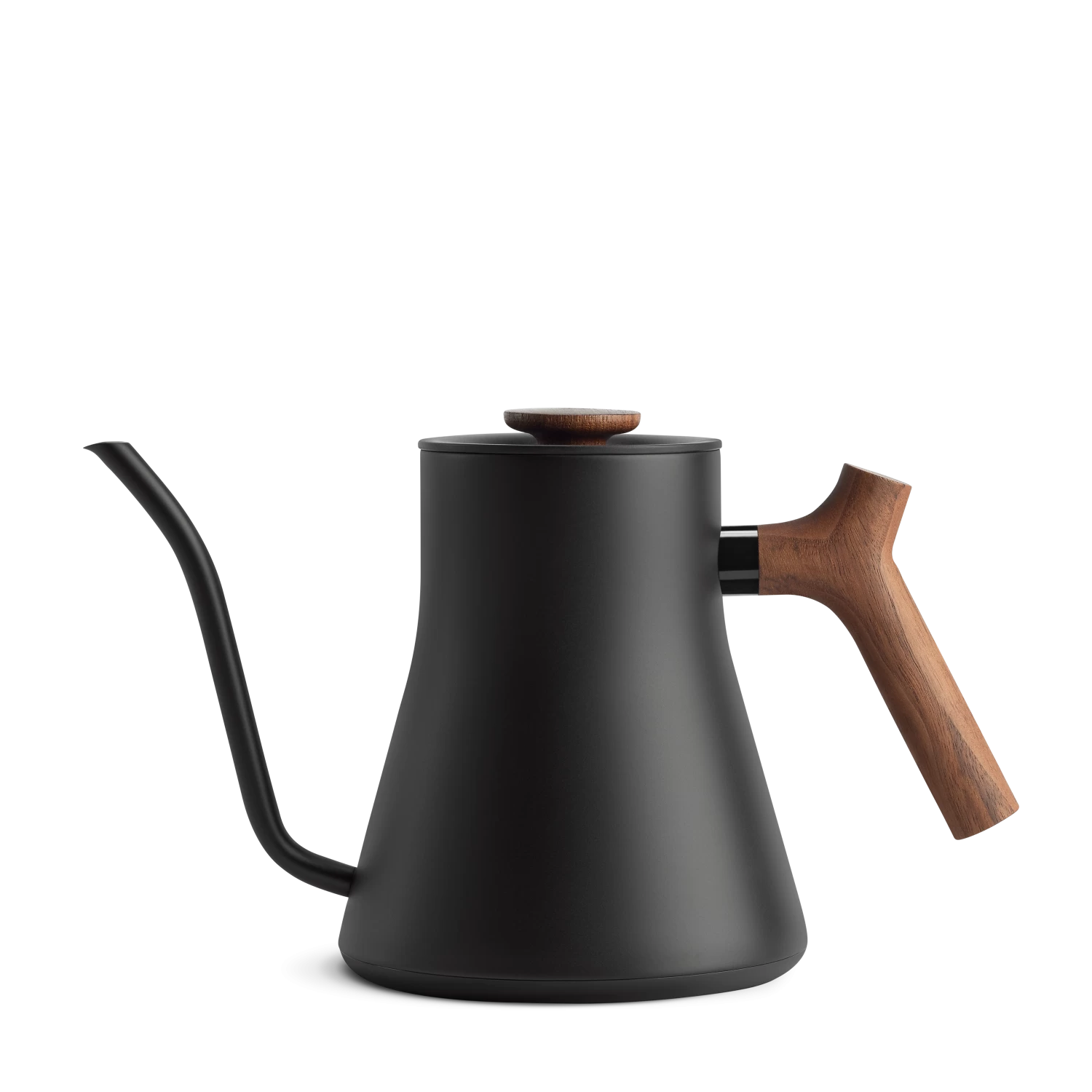 Fellow Stagg EKG Pro 0.9L Pour Over Kettle - Matte Black With Walnut Accents - Image 2