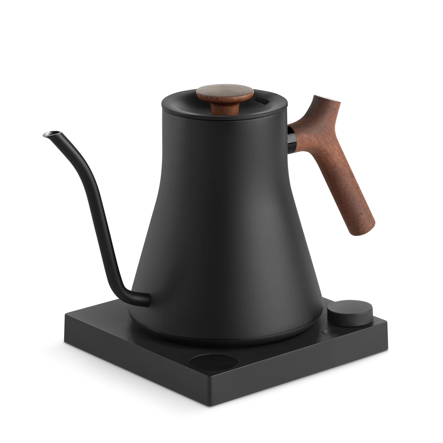 Fellow Stagg EKG Pro 0.9L Pour Over Kettle - Matte Black With Walnut Accents - Image 4